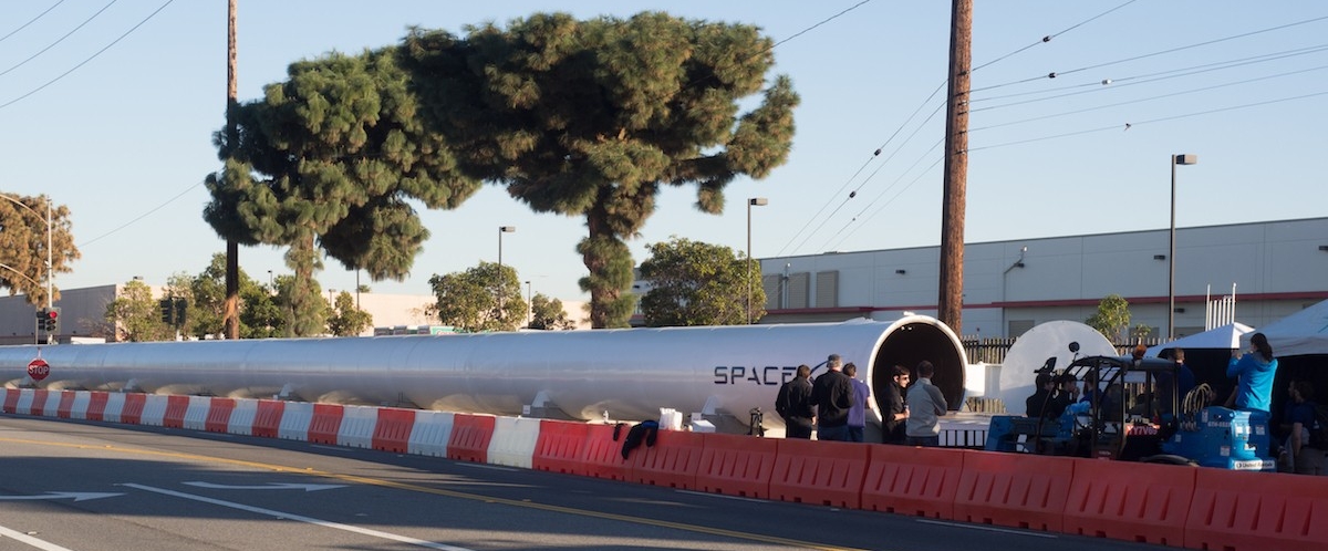 Image result for spacex test track photo