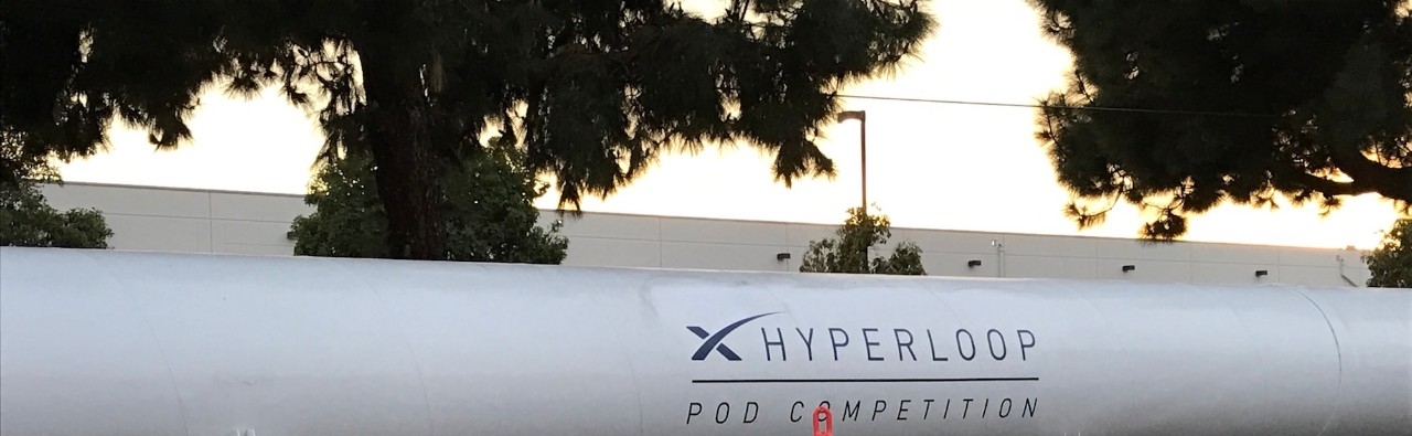 Hyperloop Test Track in Hawthorne, California